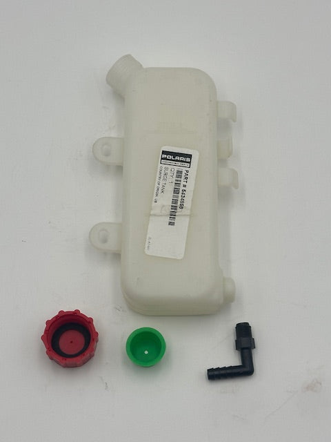 ATV hybrid coolant overflow tank