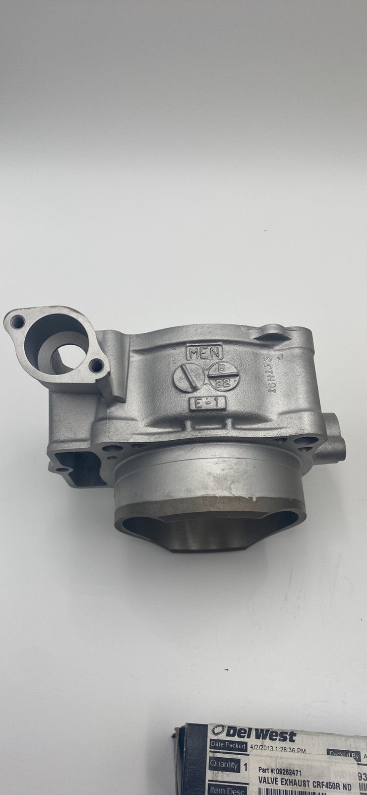 2009-2012 Honda CRF450 Pro-x Piston, OEM Replated Cylinder and Delwest Valves