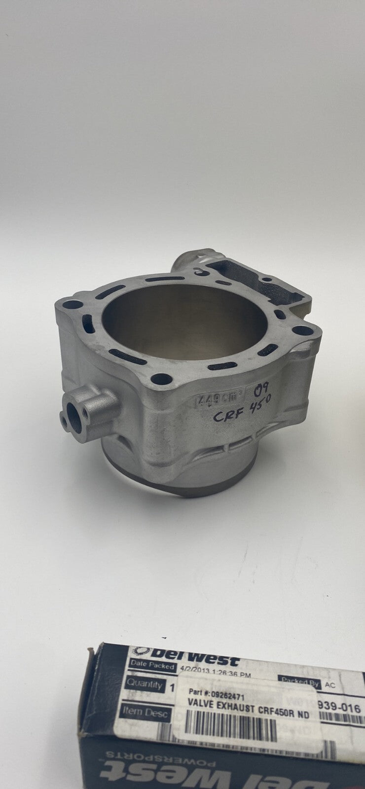 2009-2012 Honda CRF450 Pro-x Piston, OEM Replated Cylinder and Delwest Valves