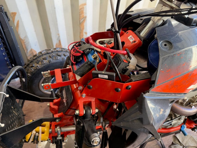 09-up YFZR / Yz450f hybrid front electronics relocate kit